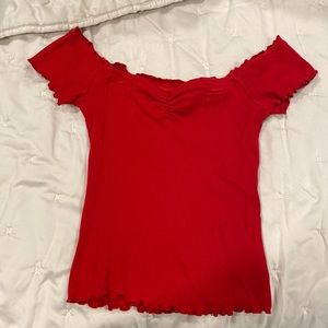 Guess off the shoulder top